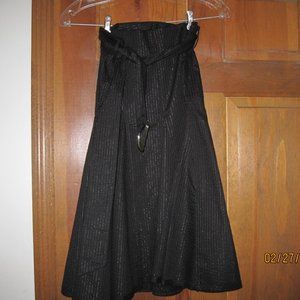 Kenneth Cole Reaction Black Shimmer Skirt Size 2